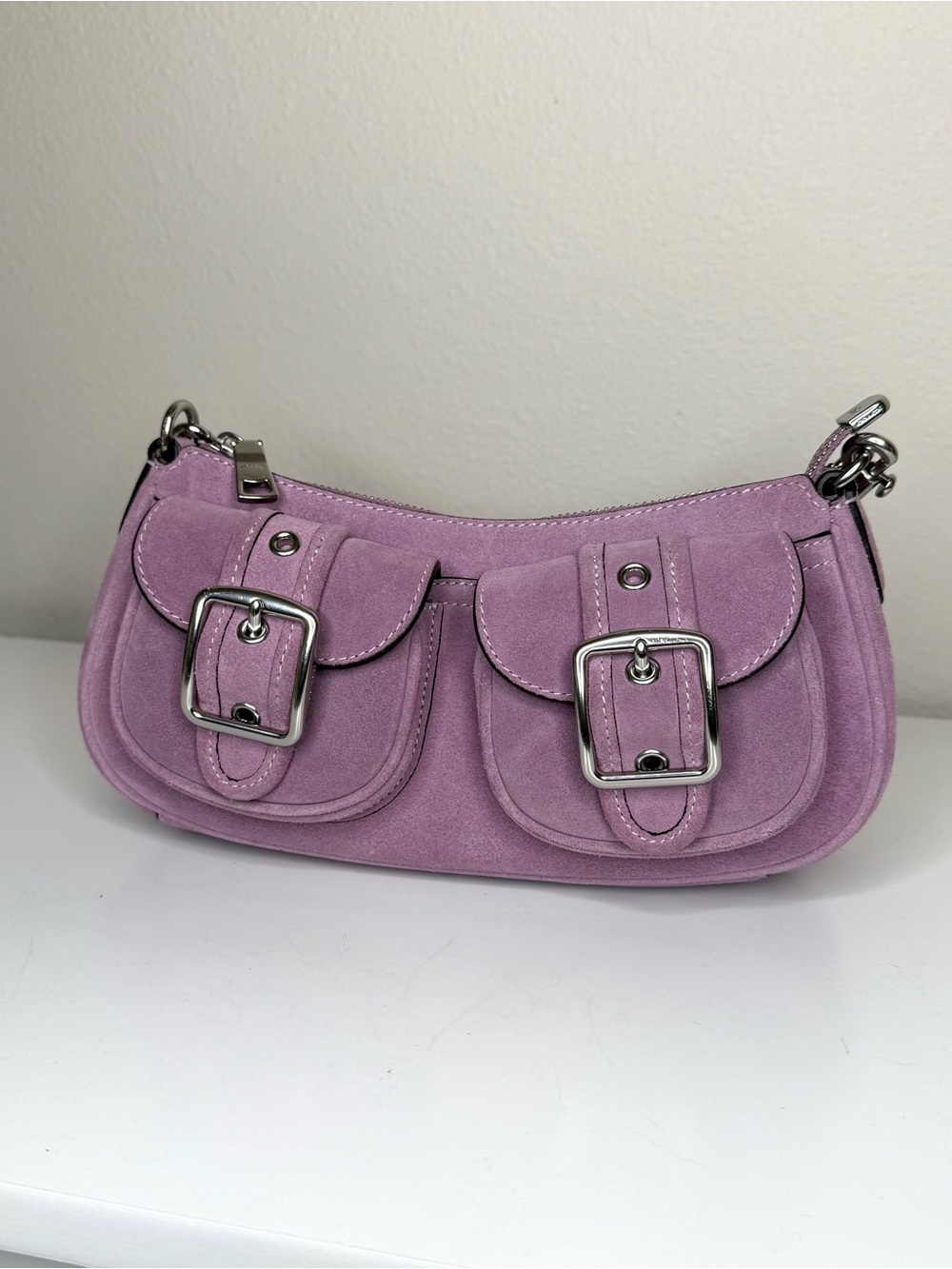 Coach Ashton Violet/Silver Bag - Picture 3 of 10
